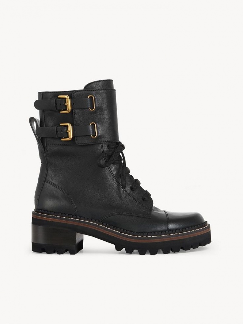 Botines Chloe Mallory Negros | CHE-SR14888