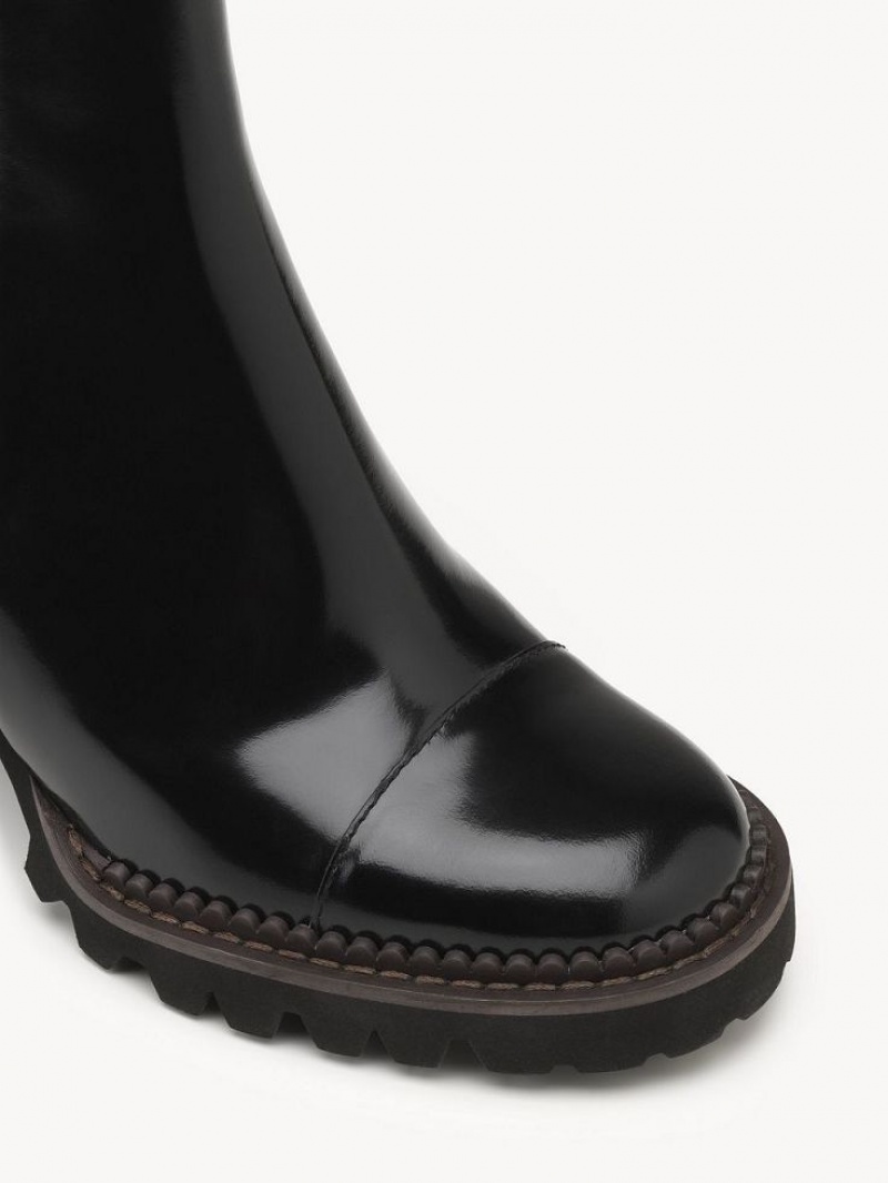 Botines Chloe Mallory Negros | CHE-SR14890