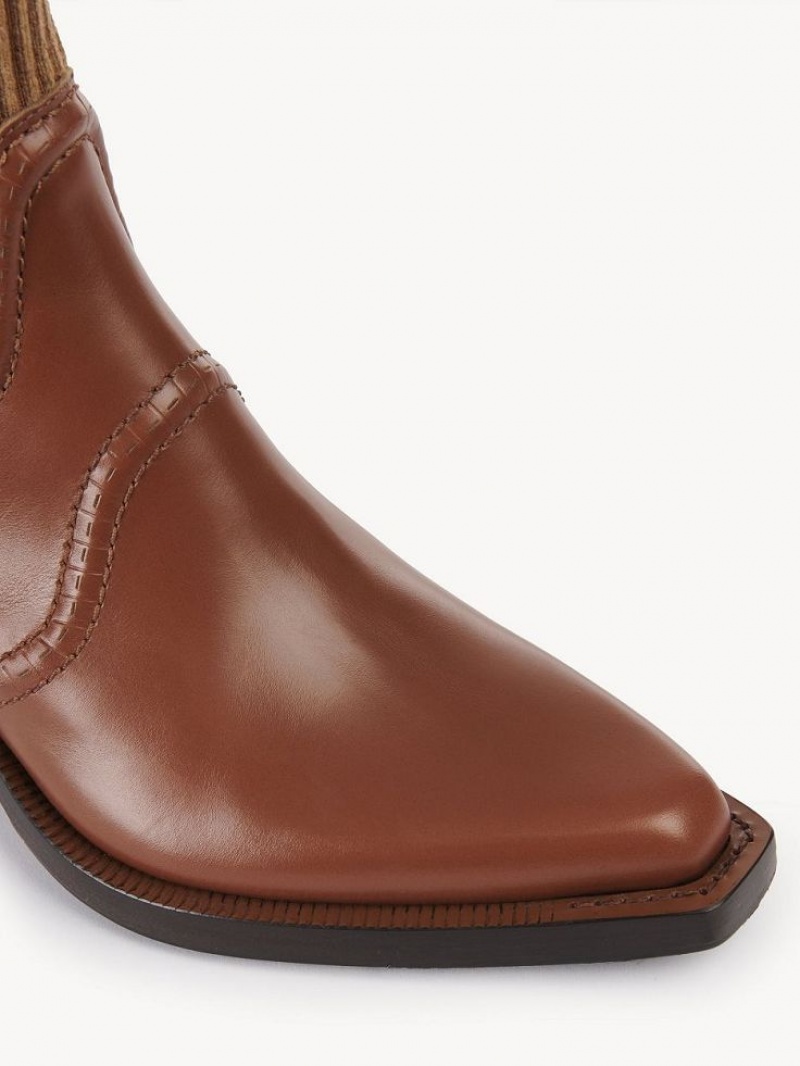 Botines Chloe Nellie Texan Marrom | CHE-SR14204