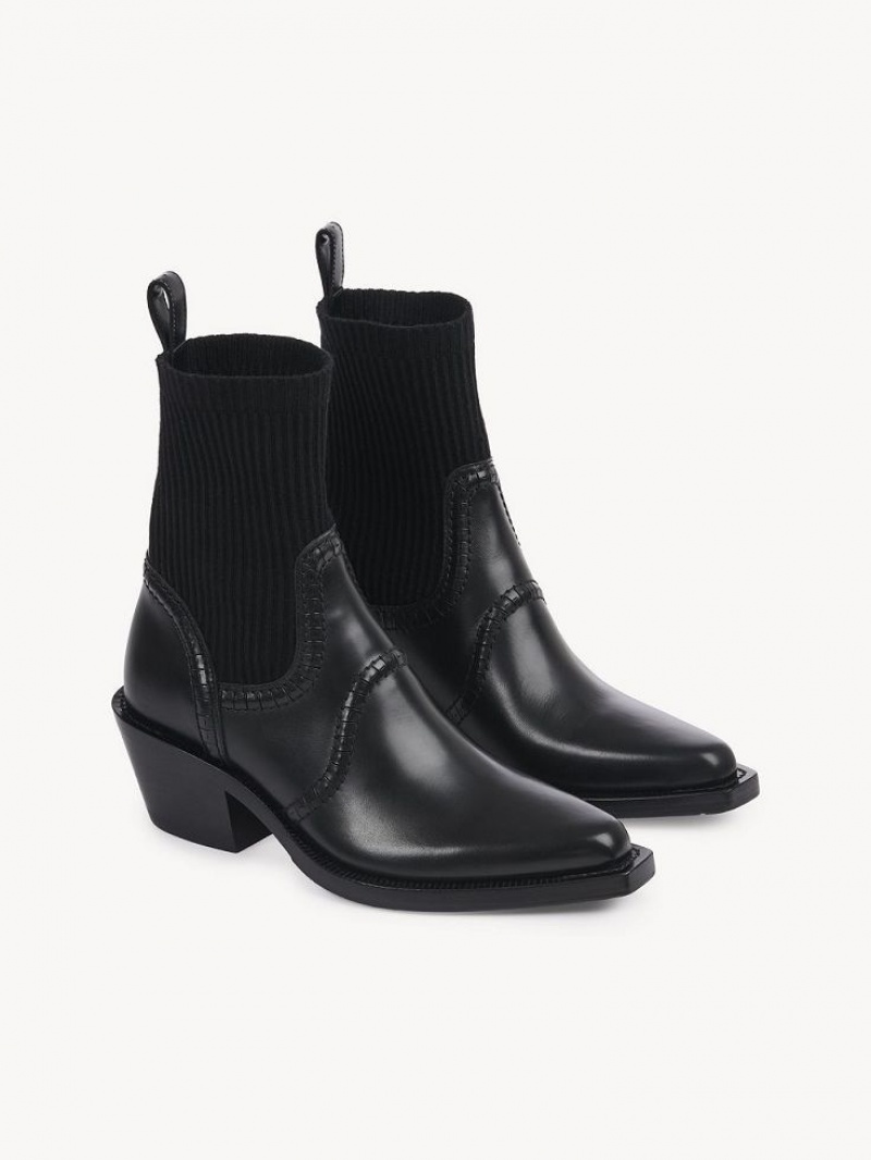 Botines Chloe Nellie Texan Negros | CHE-SR14199