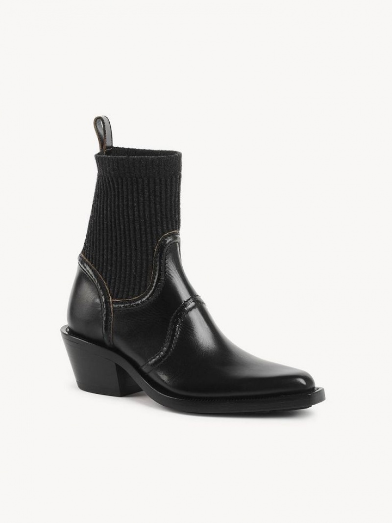 Botines Chloe Nellie Texan Negros | CHE-SR14206