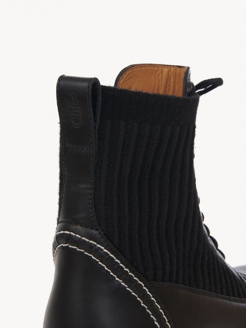 Botines Chloe Owena Negros | CHE-SR14213