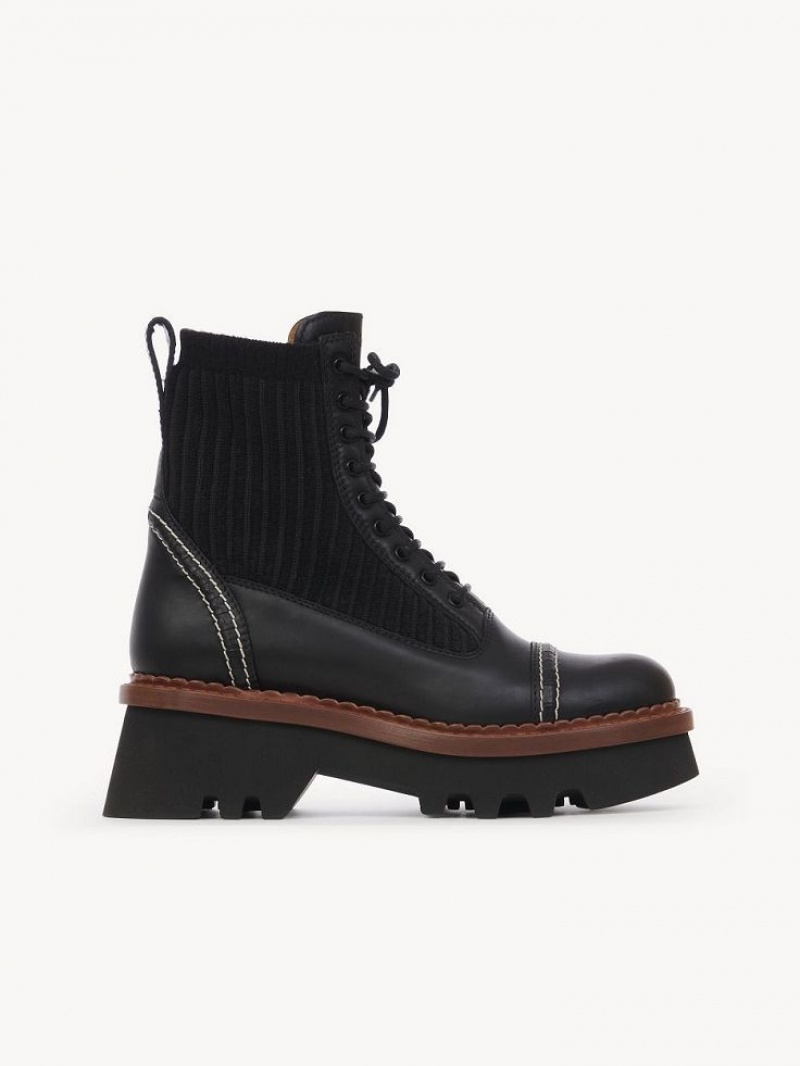 Botines Chloe Owena Negros | CHE-SR14213