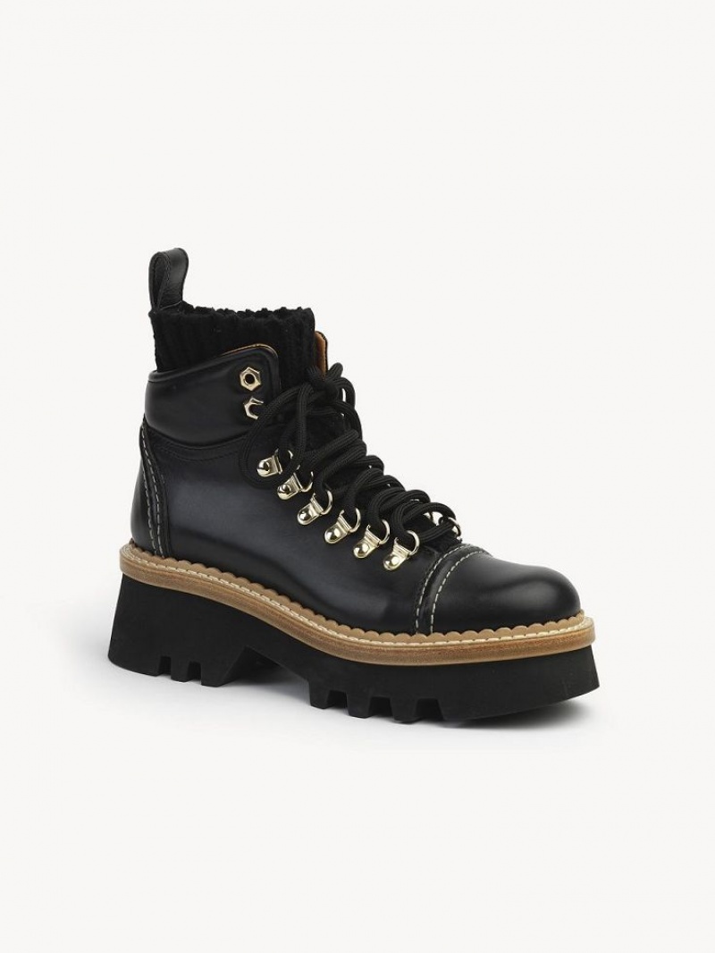 Botines Chloe Owena Negros | CHE-SR14229