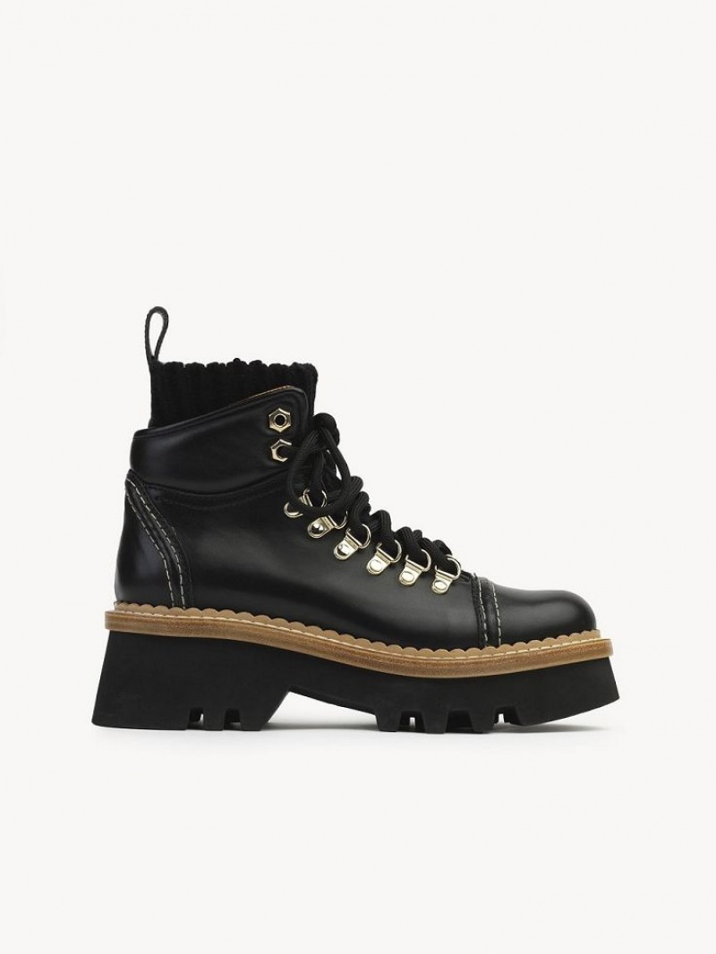 Botines Chloe Owena Negros | CHE-SR14229