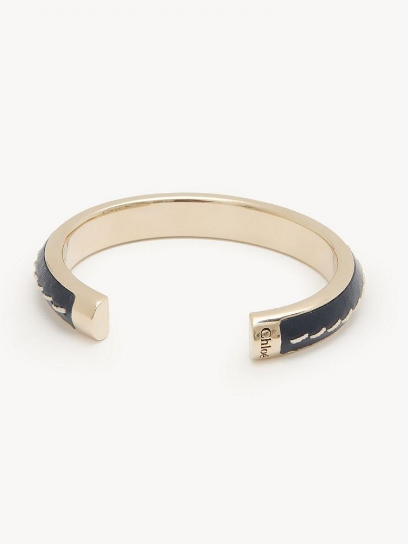 Brazaletes Chloe Edith Cuff Azul Marino | CHE-SR14395