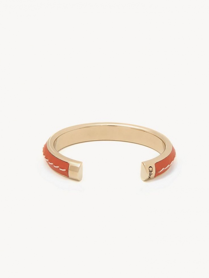 Brazaletes Chloe Edith Cuff Rojos Oscuro Naranjas | CHE-SR14360