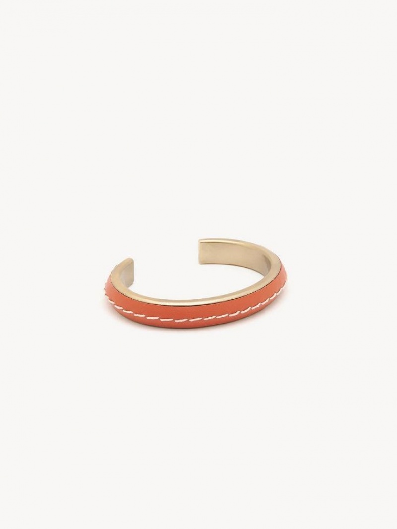 Brazaletes Chloe Edith Cuff Rojos Oscuro Naranjas | CHE-SR14360