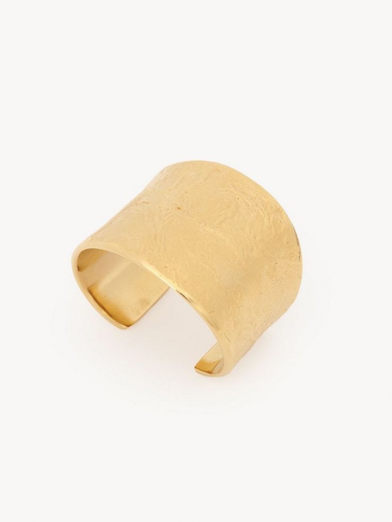 Brazaletes Chloe Penelope Cuff Dorados Claro | CHE-SR14463
