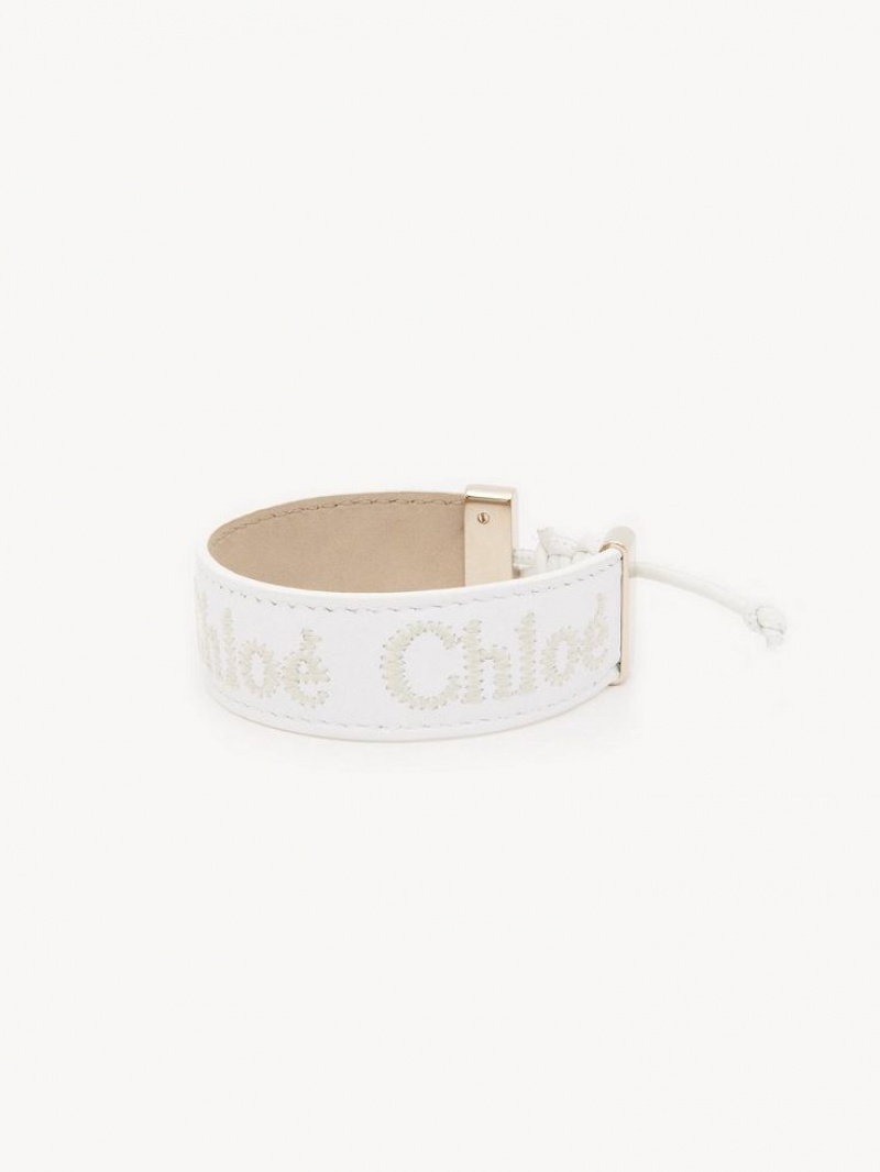 Brazaletes Chloe Woody Blancos | CHE-SR14410