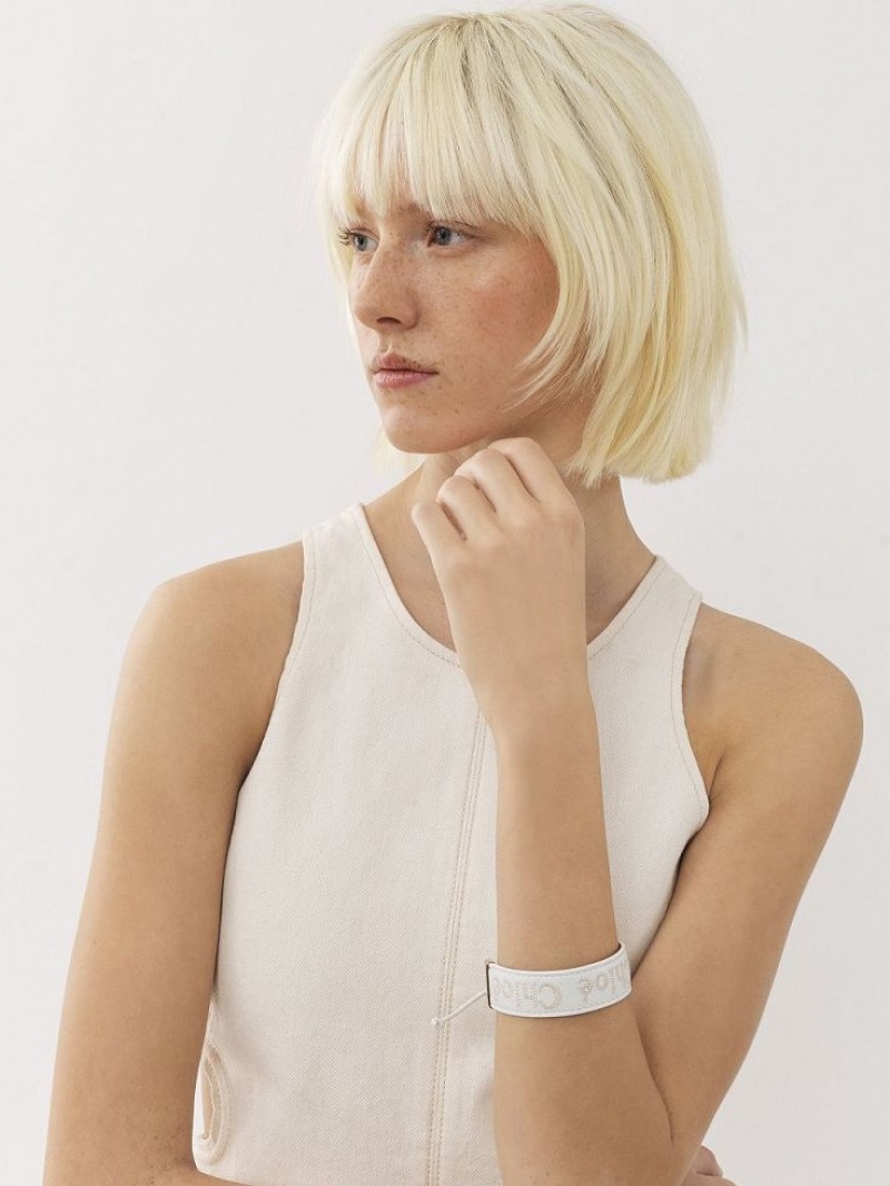 Brazaletes Chloe Woody Blancos | CHE-SR14410