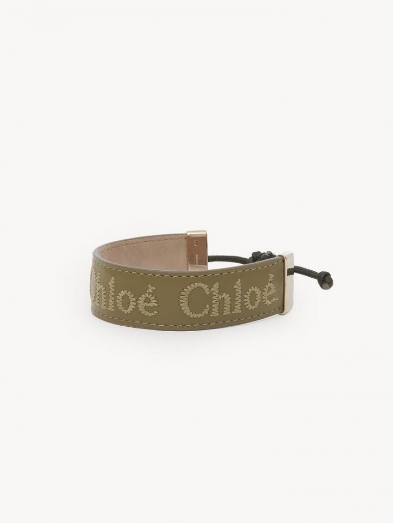 Brazaletes Chloe Woody Verdes | CHE-SR14431