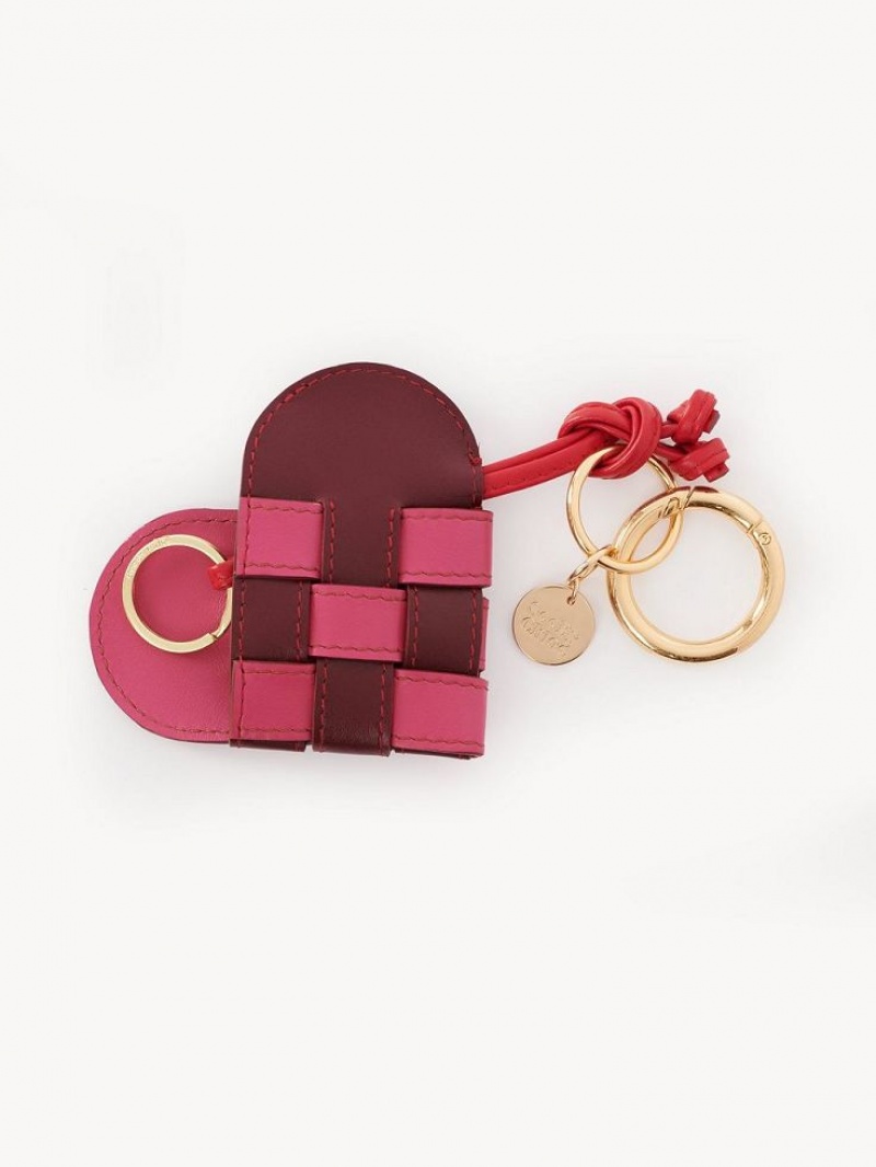 Cadena Chloe My Sbc Woven Heart Rojos | CHE-SR14942