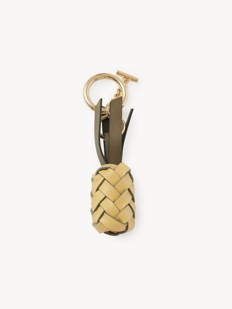 Cadena Chloe Woven Pineapple Verdes | CHE-SR14941