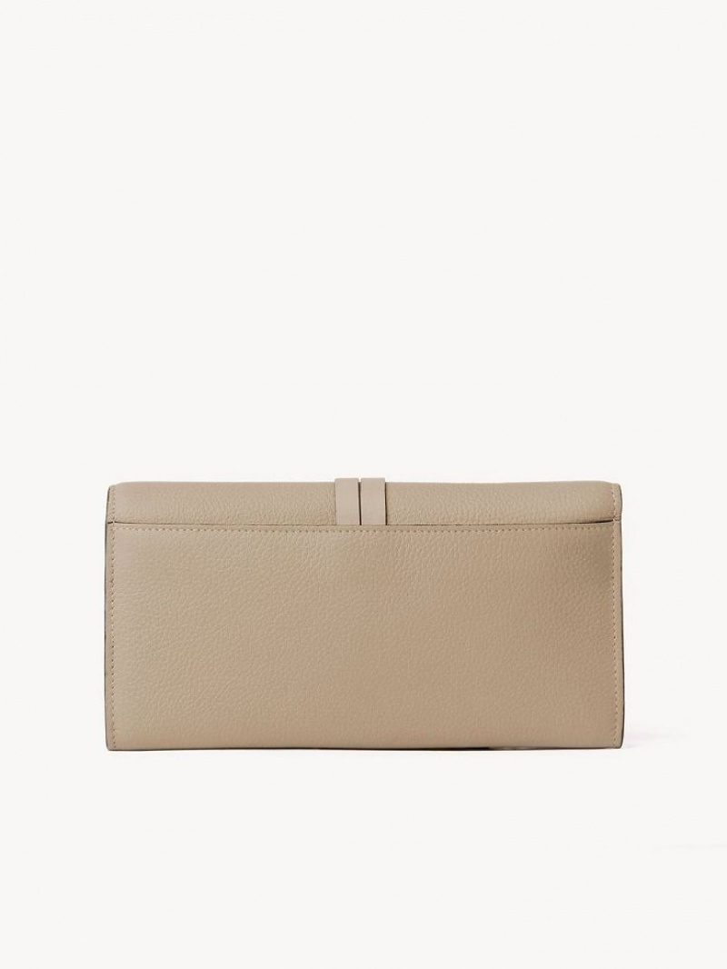 Carteras Grandes Chloe Alphabet With Flap Marrom | CHE-SR14306