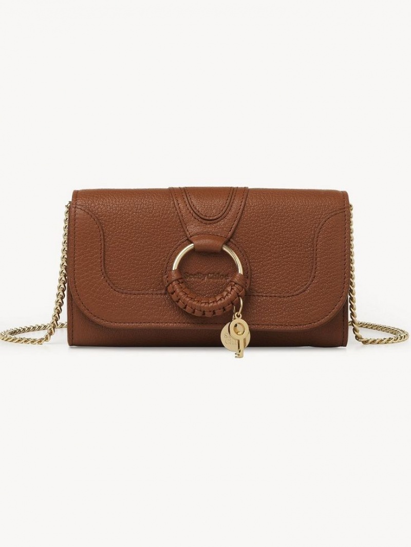 Carteras Grandes Chloe Hana Chain Marrom | CHE-SR14914