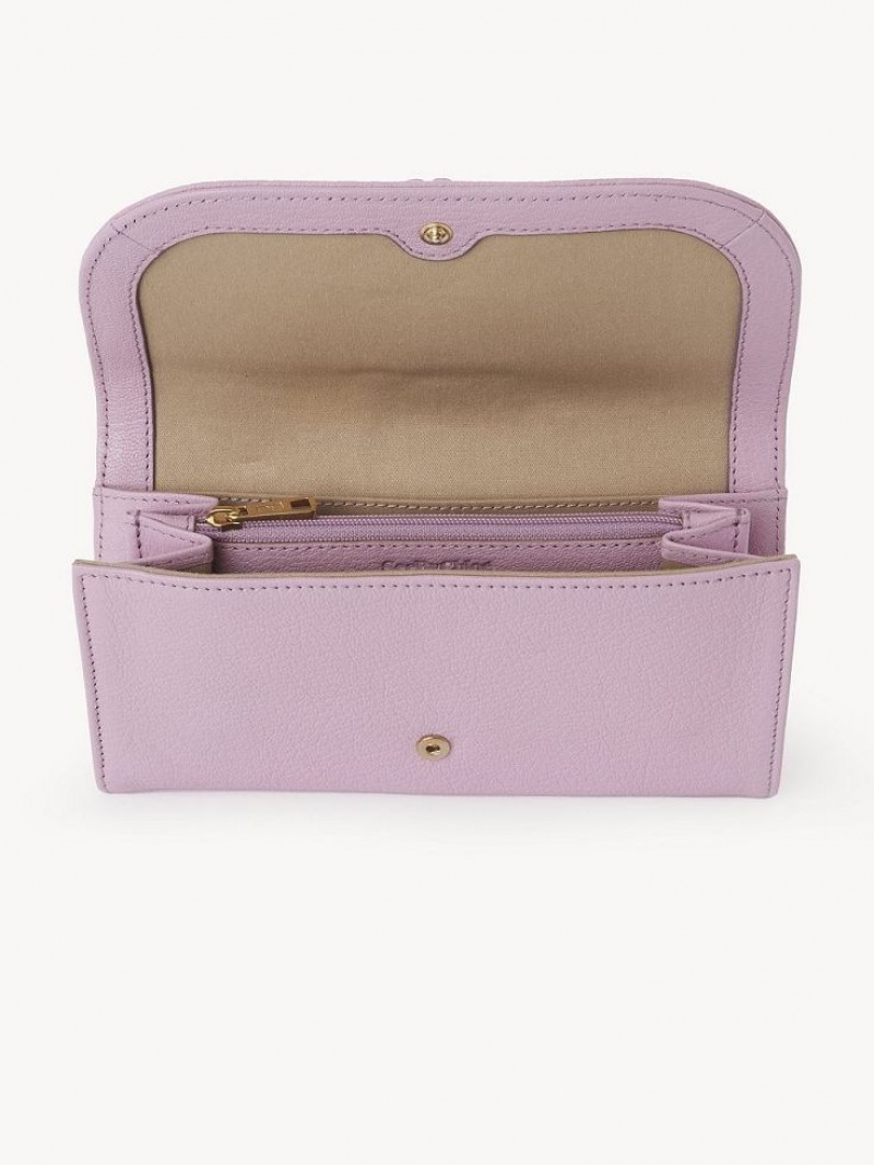 Carteras Grandes Chloe Hana Lavanda Blancos | CHE-SR14922