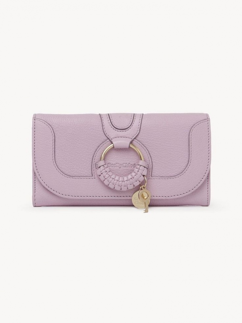 Carteras Grandes Chloe Hana Lavanda Blancos | CHE-SR14922