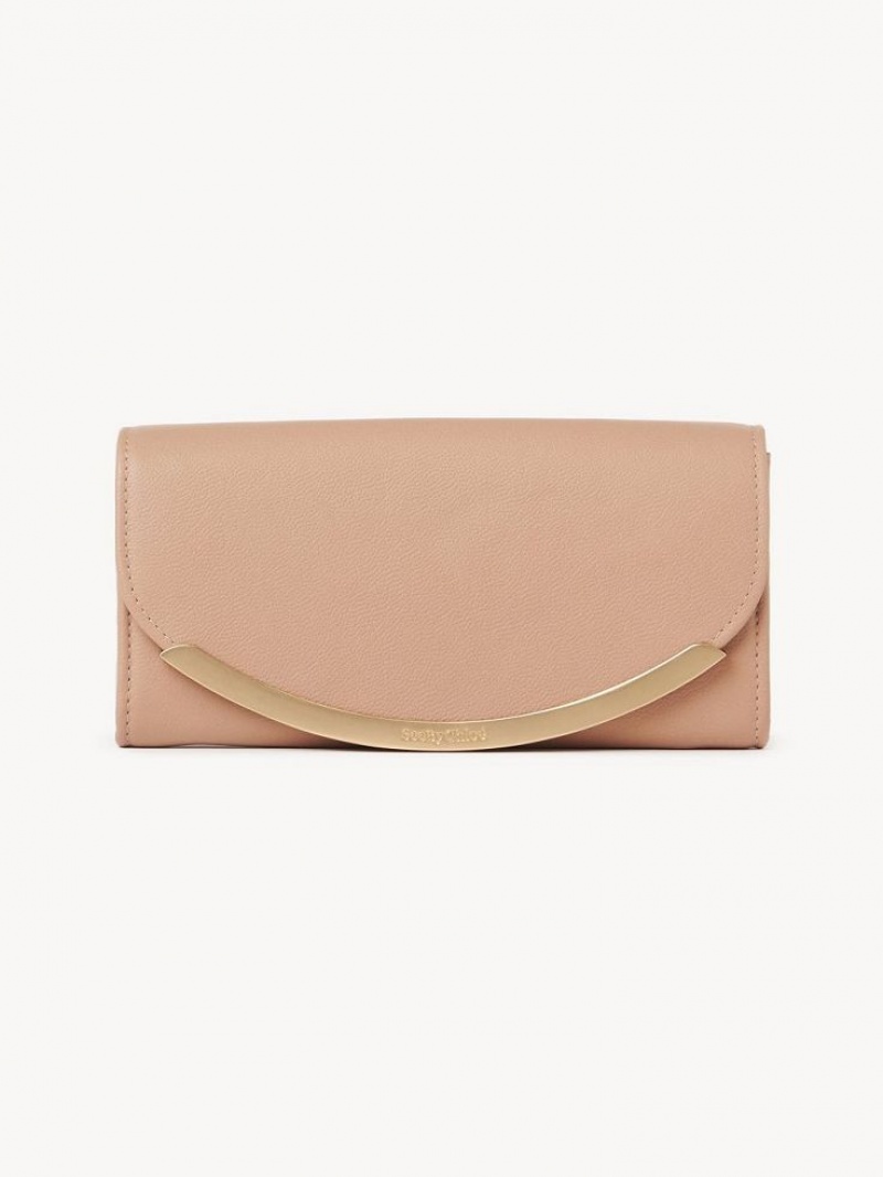Carteras Grandes Chloe Lizzie Cafes Rosas | CHE-SR14916