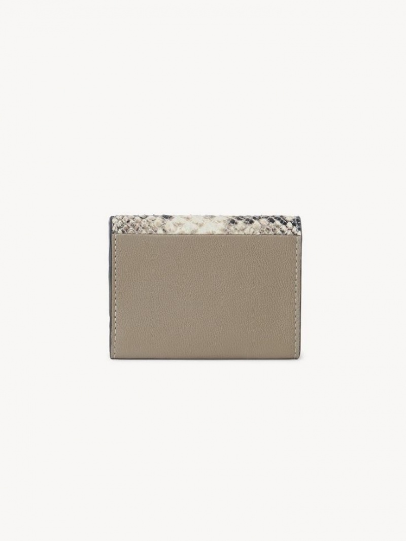 Carteras Pequeñas Chloe Layers Medium Tri-fold Grises | CHE-SR14898