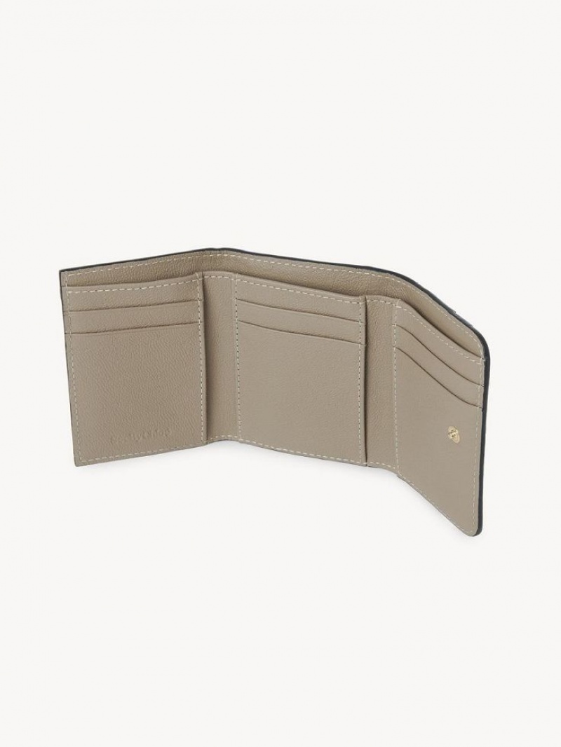 Carteras Pequeñas Chloe Layers Medium Tri-fold Grises | CHE-SR14898