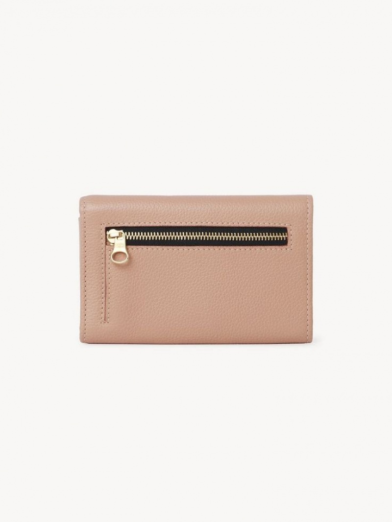 Carteras Pequeñas Chloe Lizzie Medium Cafes Rosas | CHE-SR14897