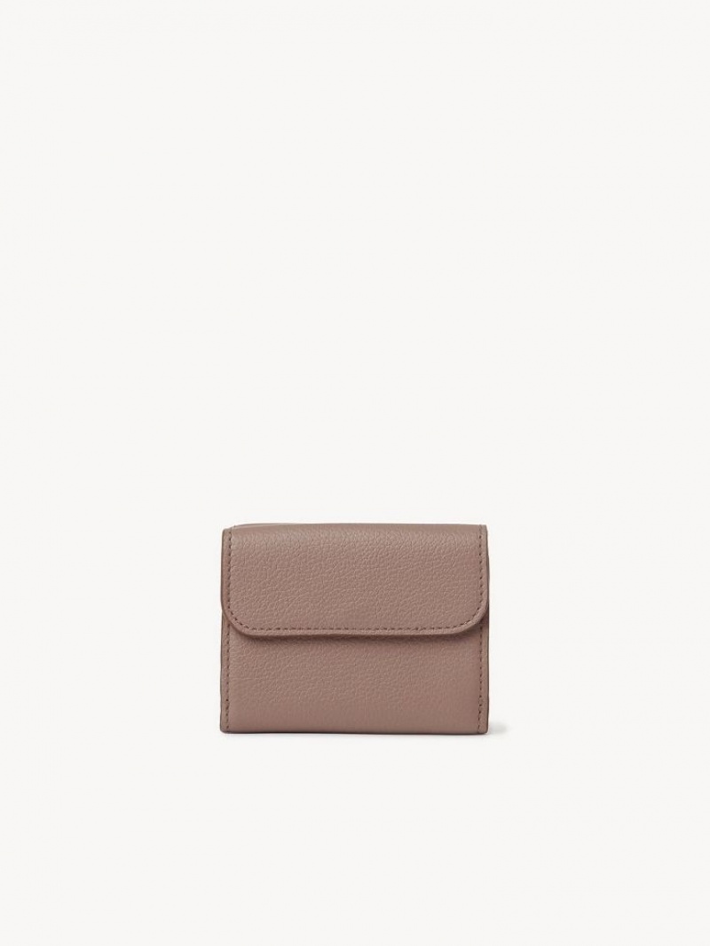 Carteras Pequeñas Chloe Marcie Small Tri-fold Marrom | CHE-SR14296