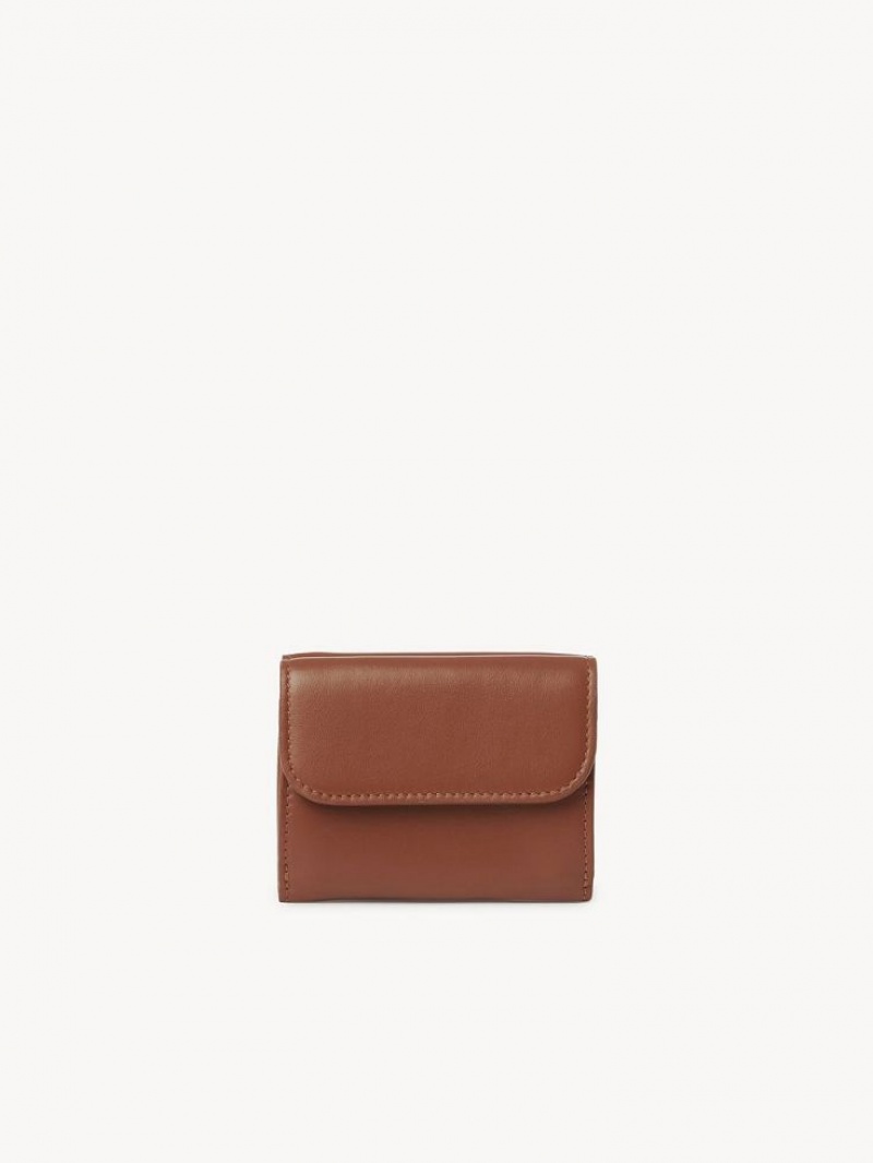 Carteras Pequeñas Chloe Sense Mini Tri-fold Marrom | CHE-SR14276