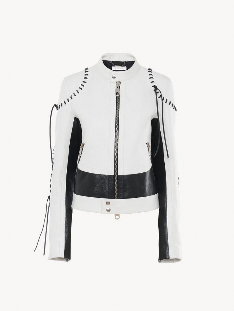 Chamarras Chloe Ciclismo Negros Blancos | CHE-SR13784
