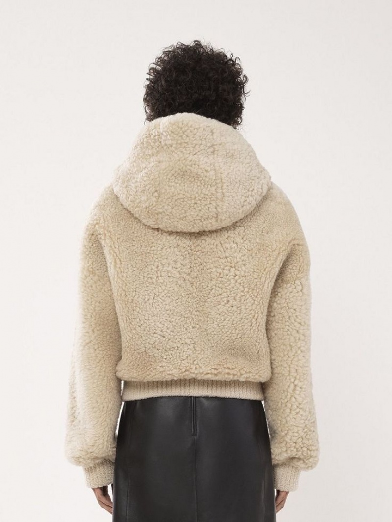 Chamarras Chloe Sized Blouson Beige | CHE-SR13819