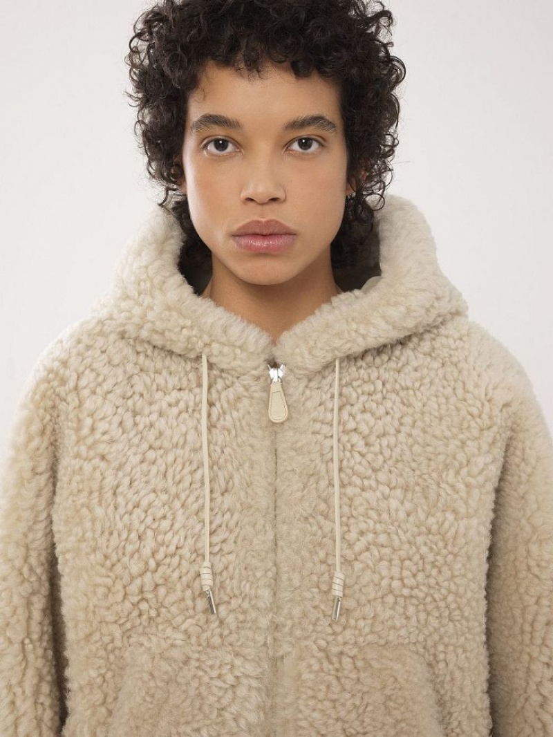 Chamarras Chloe Sized Blouson Beige | CHE-SR13819