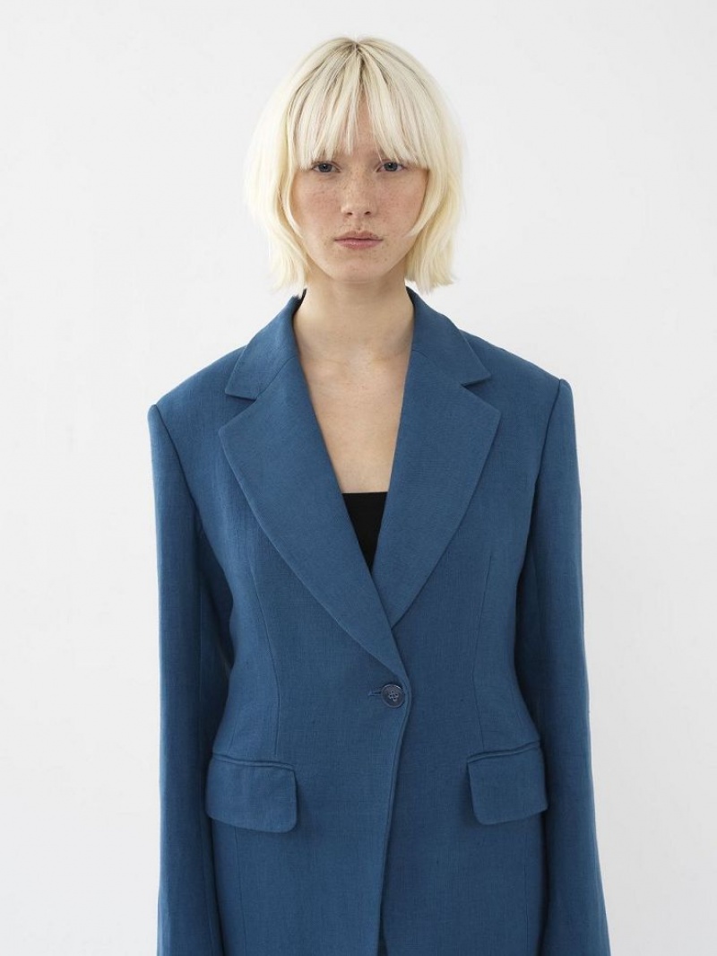 Chamarras Chloe Tailored Azules | CHE-SR13794