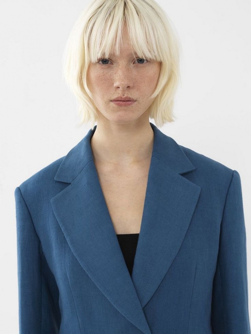 Chamarras Chloe Tailored Azules | CHE-SR13794