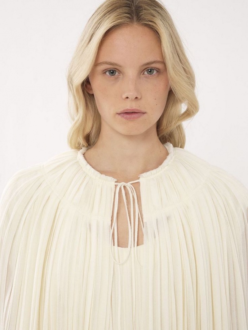 Chamarras Chloe Tie-front Cape Blancos | CHE-SR13813