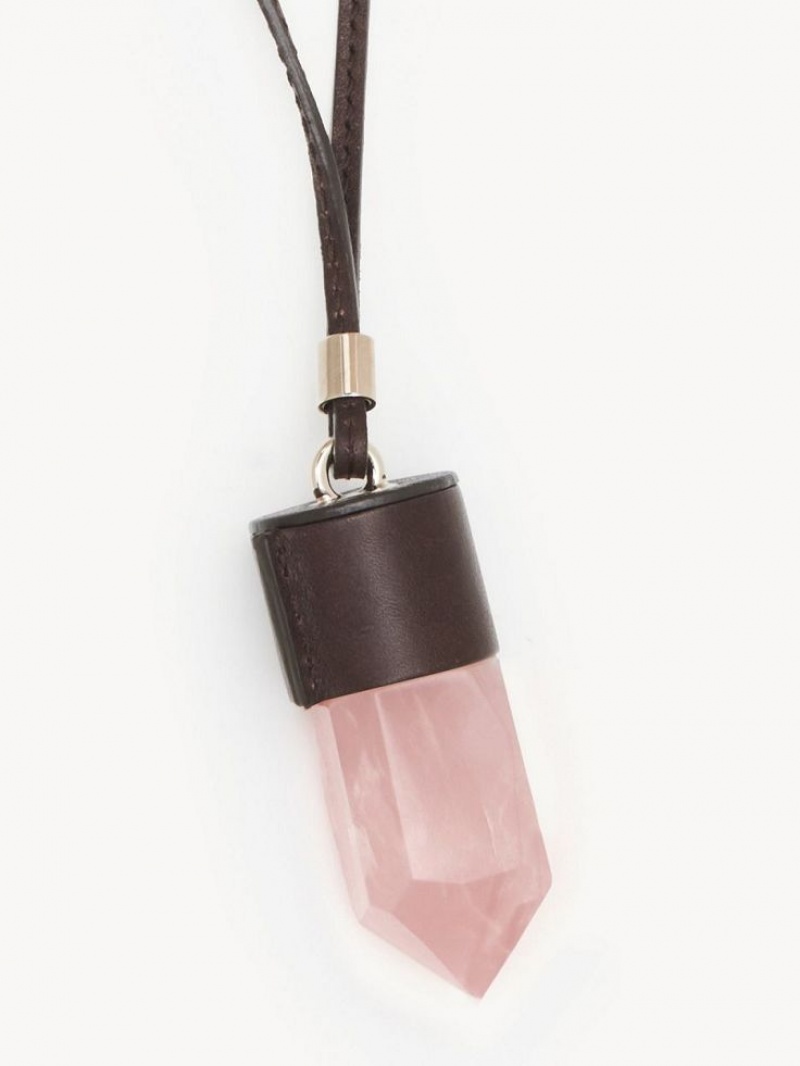 Collares Chloe Jemma Marrom Rosas | CHE-SR14405