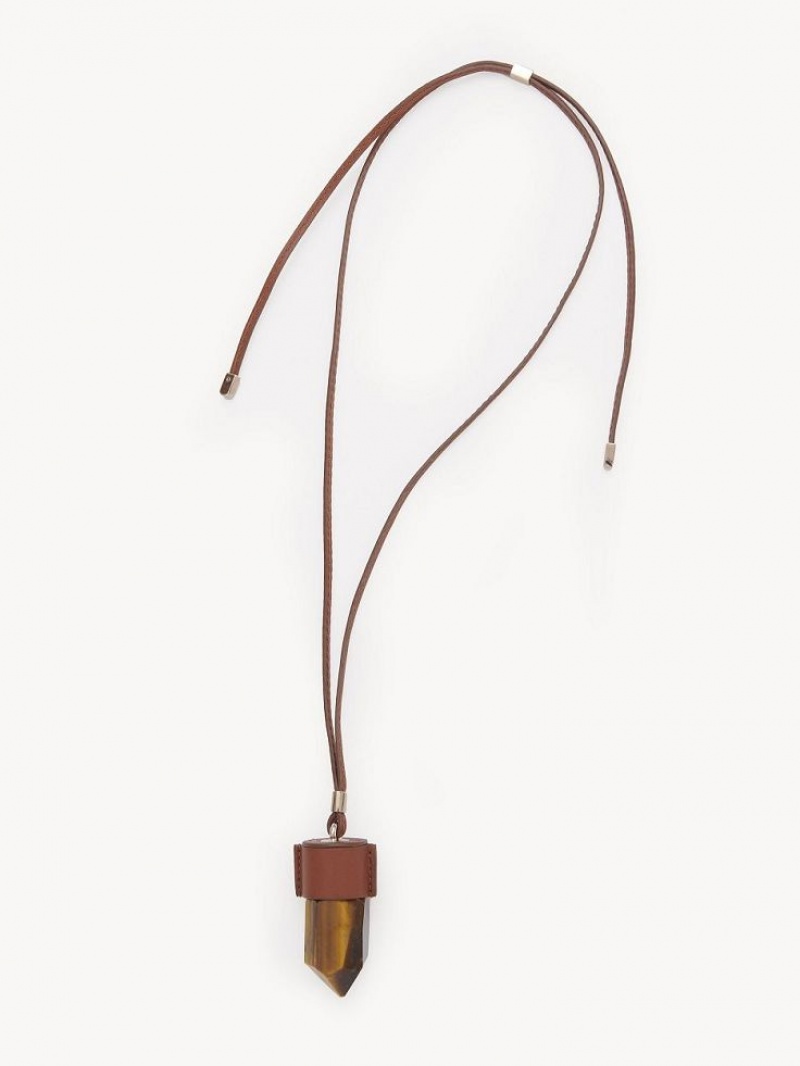 Collares Chloe Jemma Marrom | CHE-SR14409