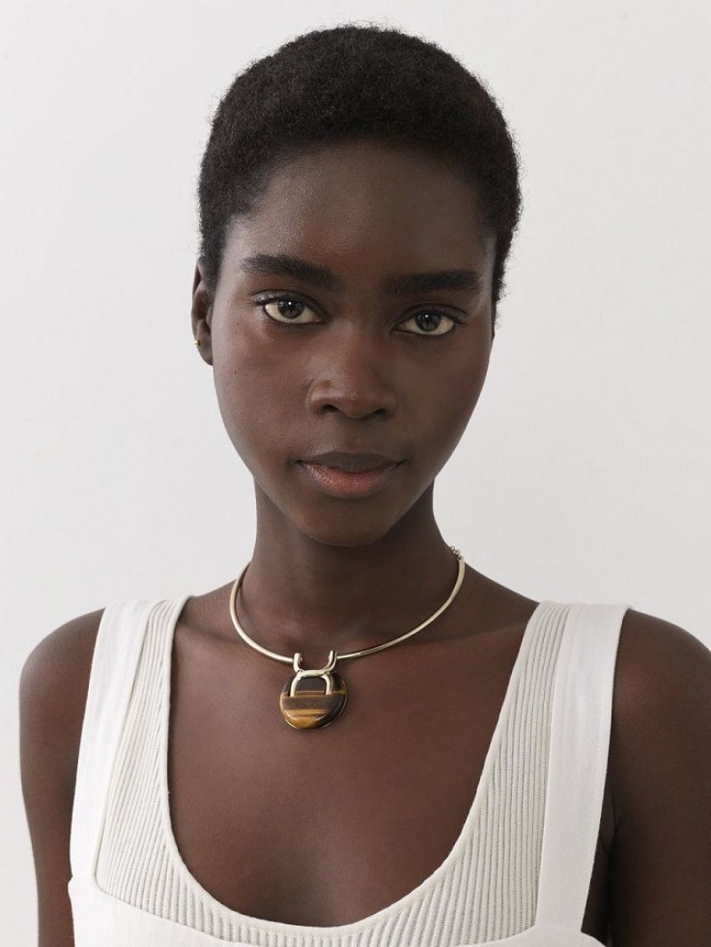 Collares Chloe Marcie Dorados | CHE-SR14434