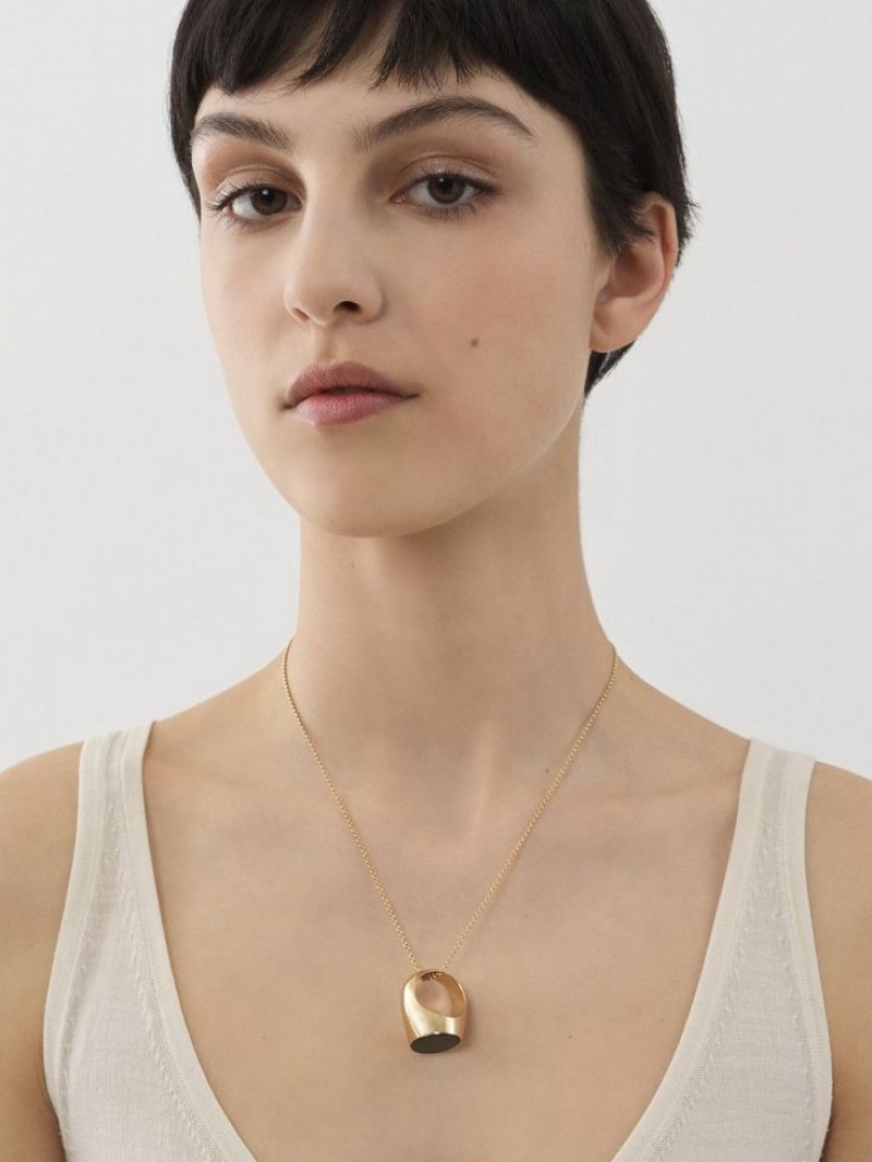 Collares Chloe Nancy Dorados | CHE-SR14426