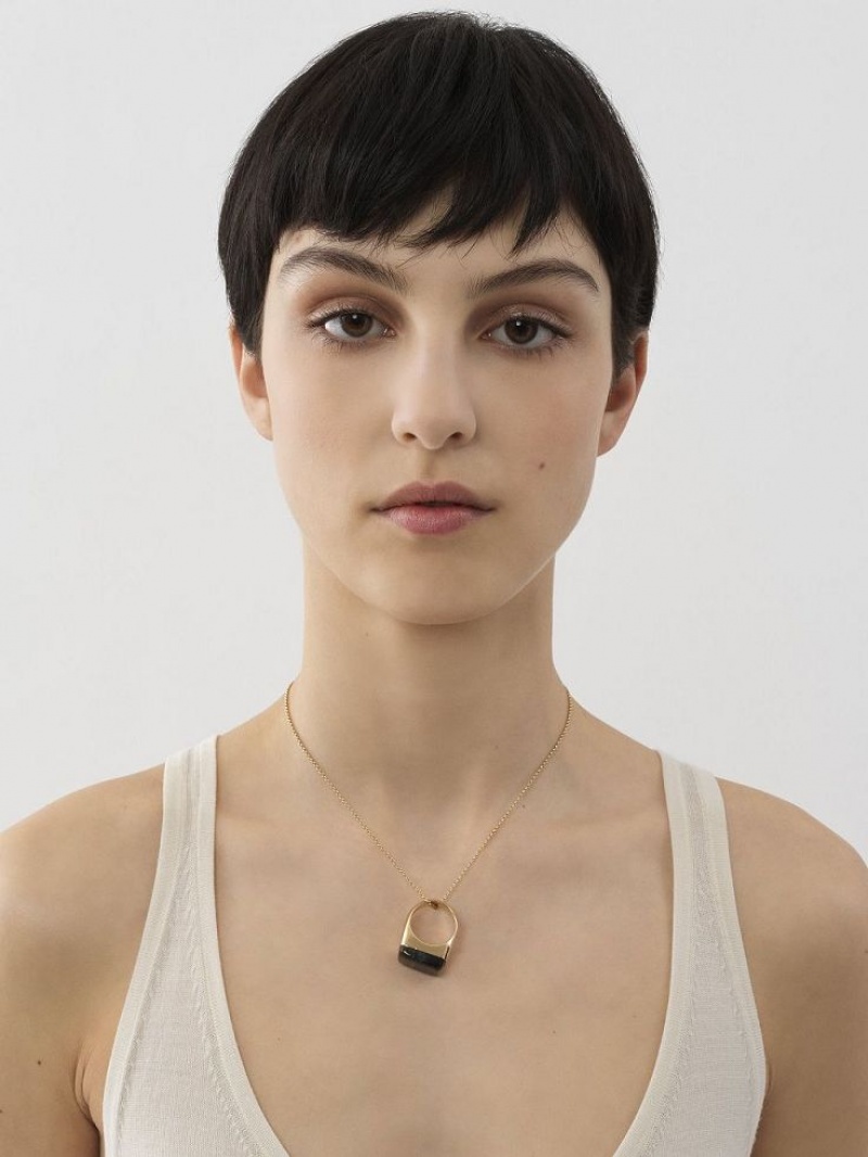 Collares Chloe Nancy Dorados | CHE-SR14427