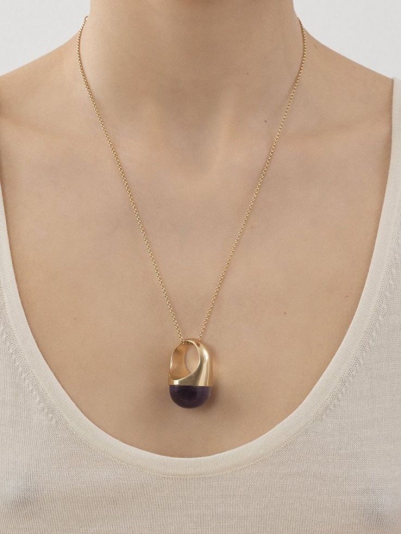 Collares Chloe Nancy Dorados | CHE-SR14429