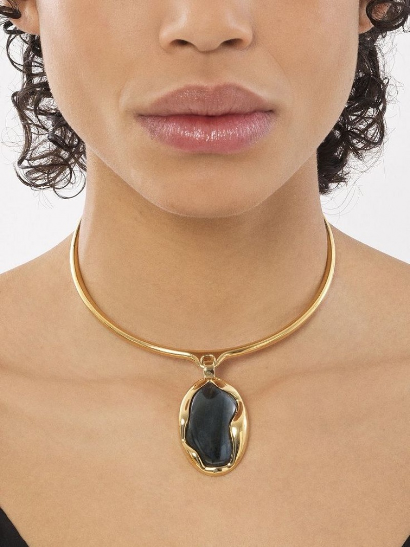 Collares Chloe Sybil Dorados | CHE-SR14453