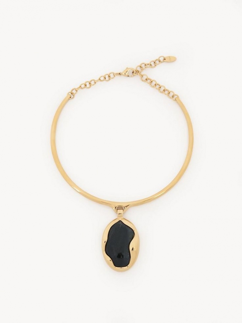 Collares Chloe Sybil Dorados | CHE-SR14453