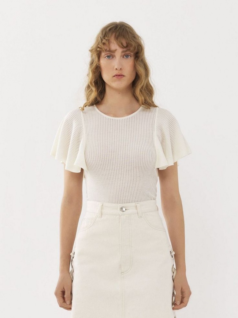 Falda Chloe Mini Blancos | CHE-SR14071