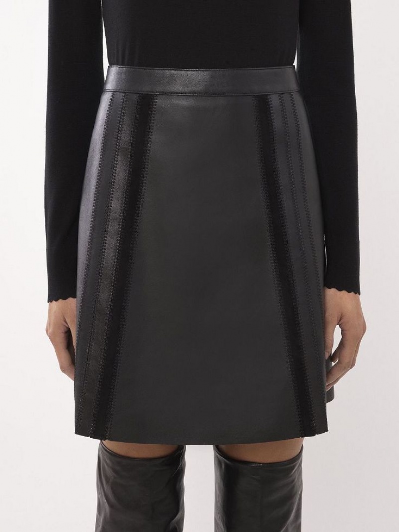 Falda Chloe Mini Negros | CHE-SR14092