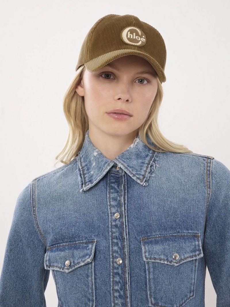 Gorras Chloe Swing Verde Oliva Marrom | CHE-SR14469