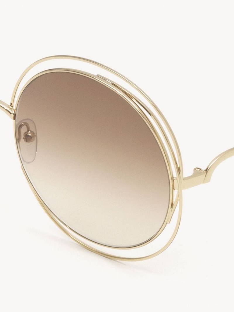 Lentes de Sol Chloe Carlina Marrom | CHE-SR14543