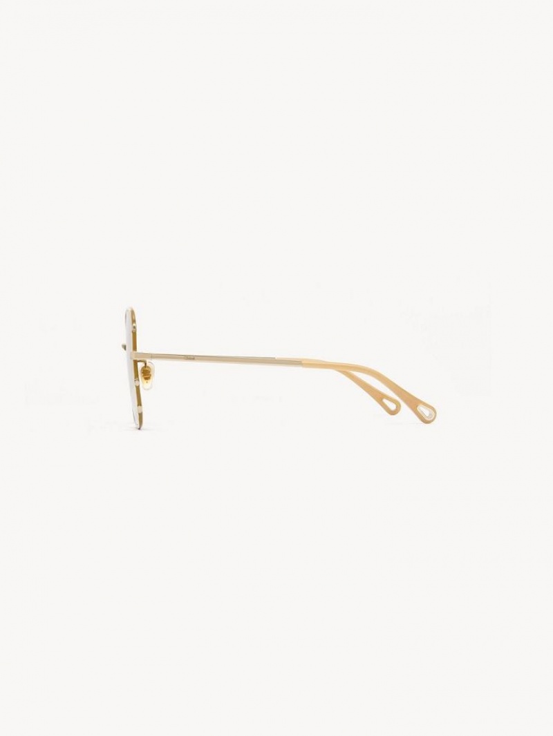 Lentes de Sol Chloe Celeste Dorados | CHE-SR14527