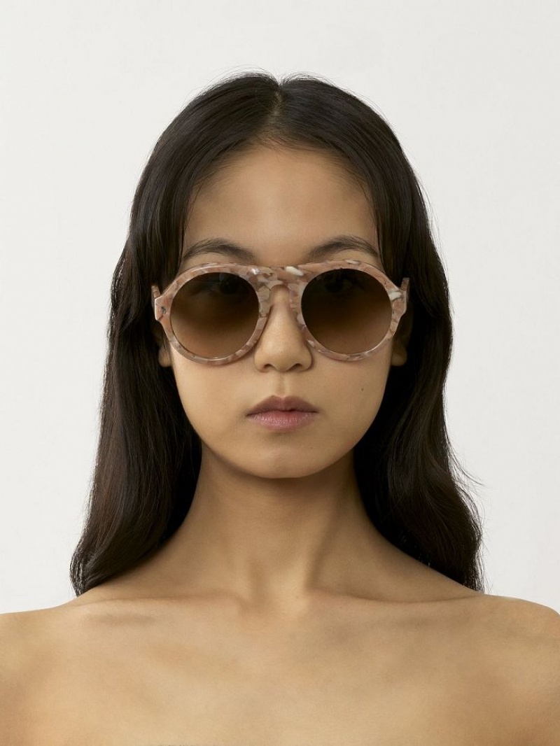 Lentes de Sol Chloe Gayia Rosas Beige | CHE-SR14573