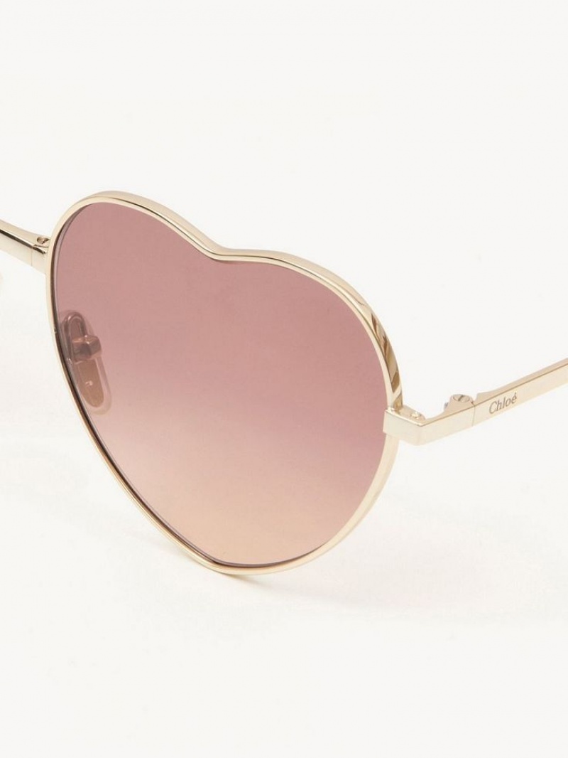 Lentes de Sol Chloe Milane Rojos Naranjas | CHE-SR14550