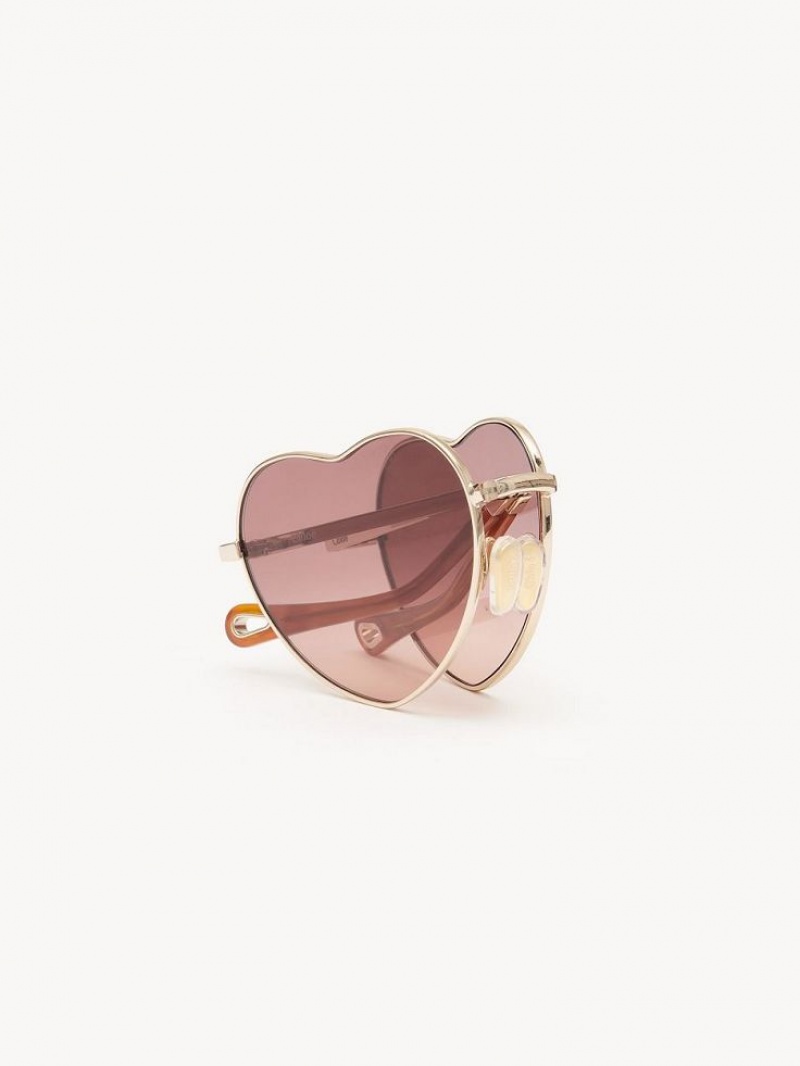 Lentes de Sol Chloe Milane Rojos Naranjas | CHE-SR14550